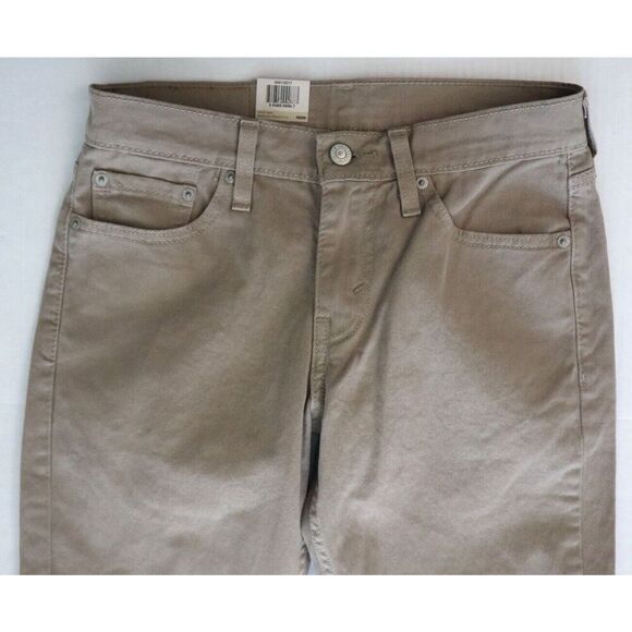 Levi's 511 Women's Sz 28 x 30 Olive Green Slim Fit Tapered Leg Stretch Jeans - Picture 3 of 7